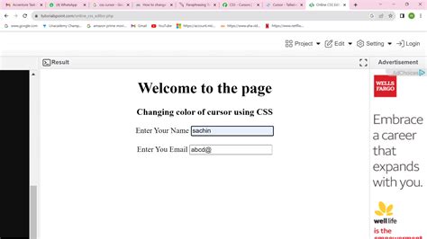 CSS Cursor 的图像结果
