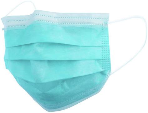 MIDAS 3 Ply Disposable Mask with Nose Clip Surgical Mask With Melt ...