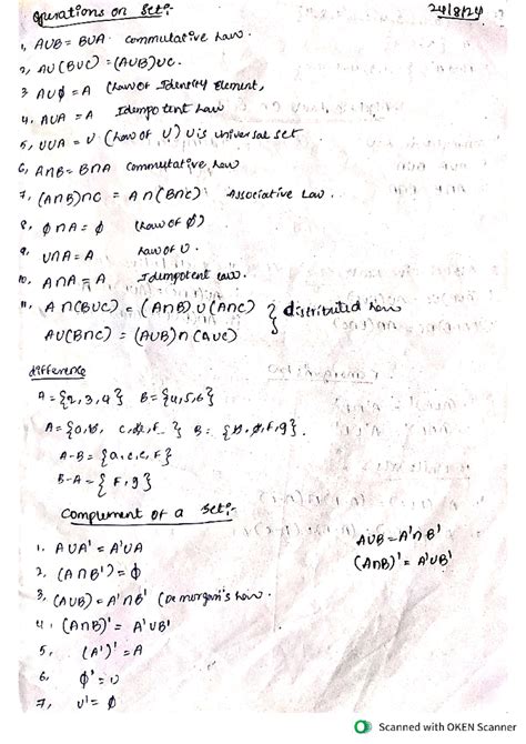Unit123 - wertyu - operations on 1, BUA commutative haw 21 AUCBUC (AUB ...