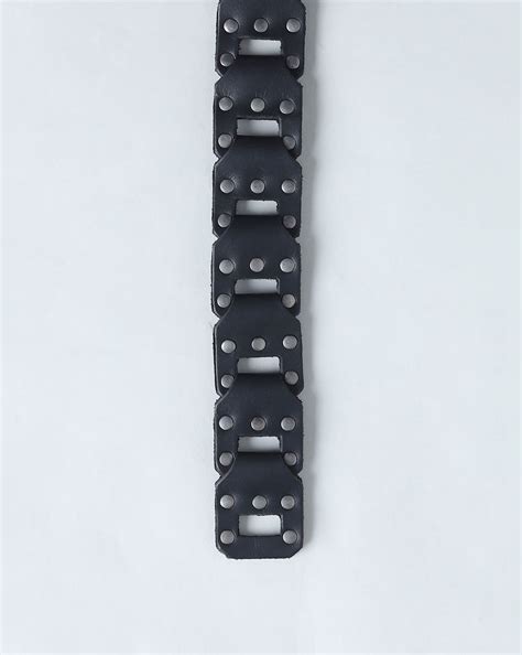 Buy Black Studded Leather Belt for Men