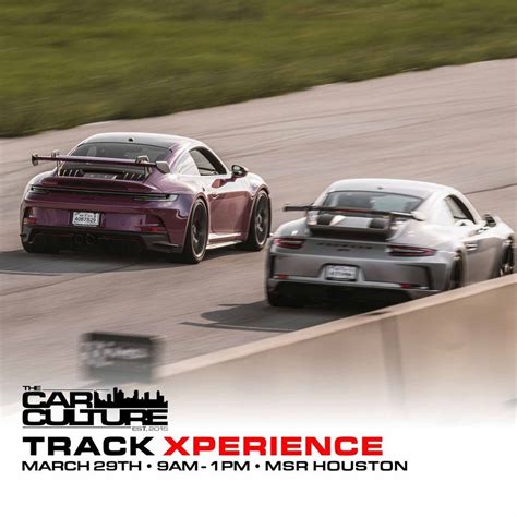 The Car Culture Track Experience March 2024, MSR Houston, Angleton, 29 ...