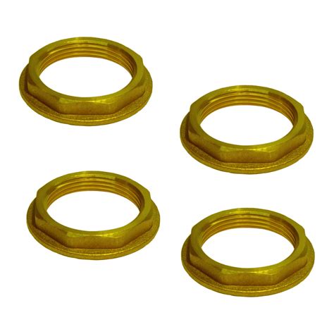 Brass Waste Coupling Lock Nut (1¼ Inches) (Pack of 4) - by Ruhe – Ruhe