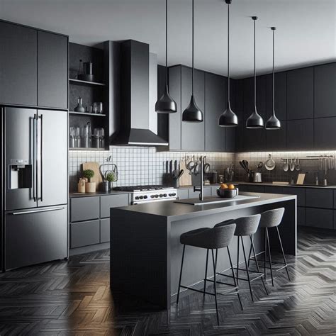 15 Sleek Black and Grey Kitchen Ideas for Style