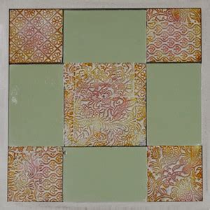 Art N Artifacts Art n Artifacts - Golden Painted wall décor blocks with ...