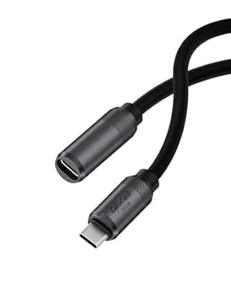 Hagibis USB C Extension Cable (3.3Ft/1M/240W/480Mbps), True Silicone ...