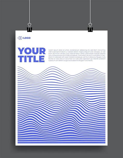 Image result for Poster with Line Graphic Design