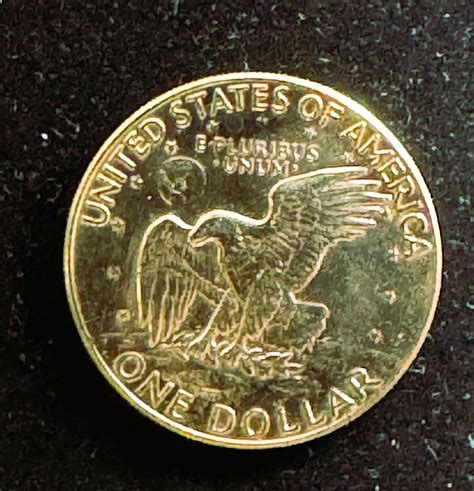 1974-D EISENHOWER 24K GOLD PLATED UNCIRCULATED DOLLAR COIN | Property Room