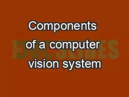 Computer Vision System 的图像结果