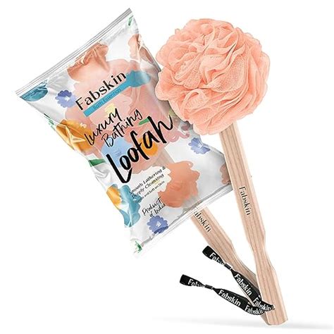 Buy FABSKIN Luxury Back Bathing Loofah With Wooden Handle for Men and ...