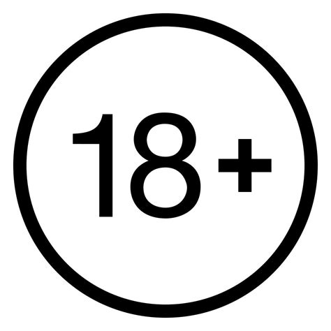 Иконки, логотипы, символы 18 plus — Скачать в PNG и SVG бесплатно