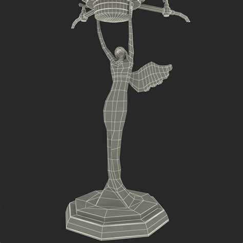 absinthe decanter lady 3d model