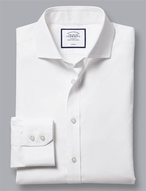 Slim Fit Non Iron Pure Cotton Twill Shirt | Charles Tyrwhitt | M&S