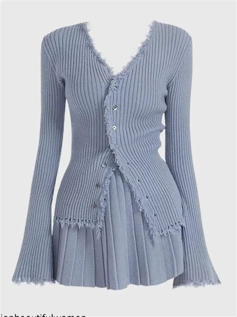 pleated skirt korean fashion