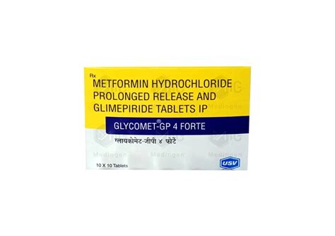 Glycomet GP4 Forte Tablet: Uses, Side Effects, Price, and Substitutes