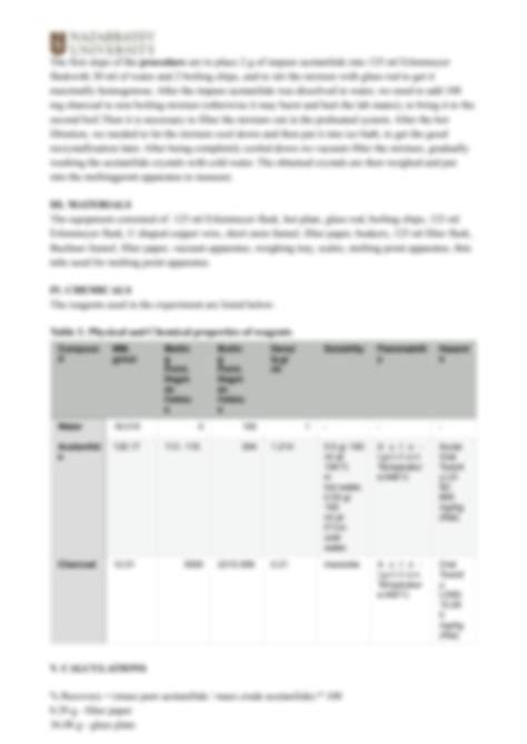 SOLUTION: Recrystallization and melting point of acetanilide chem 211 ...
