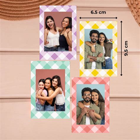 Personalized Magnetic Polaroids - Set of 4 | The Zappy Box