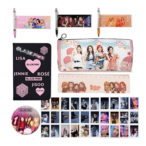 JKKFANS Blackpink Gift Set for Fans Blackpink Stationery Set Blackpink ...