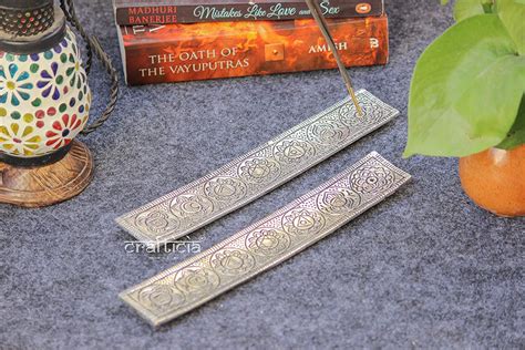 BitKnots Aluminum Incense Holder & Ash Catcher Agarbatti Stand ...