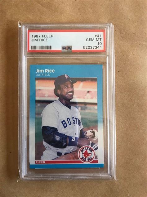 Jim Rice #41 Prices | 1987 Fleer | Baseball Cards
