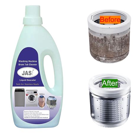 JASDONE ® Liquid Descaler Washing Machine Cleaner 1000ml liquid Front ...