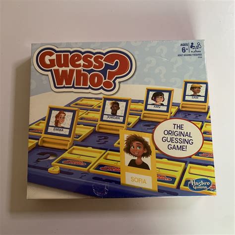 Hasbro Guess Who Game Board - The Original Guessing Game *New Sealed ...