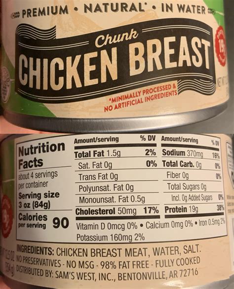 Canned Chicken Member's Mark at Jacklyn Poole blog