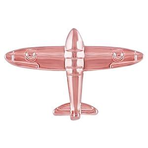 Buy Om Jewells Men'S Fashion Jewellery Rose Gold Plated Small Aeroplane ...