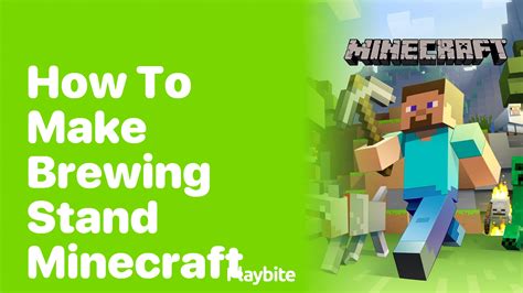 How to Make a Brewing Stand in Minecraft - Playbite