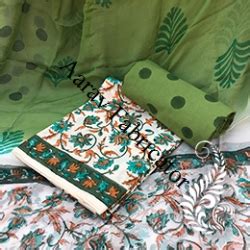 Cotton Salwar Suit - Hand Block Print Salwar Suit Manufacturers, Wholesaler