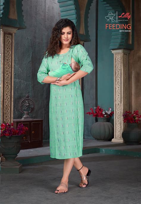Lilly Presents Feeding Designer Kurtis Collection