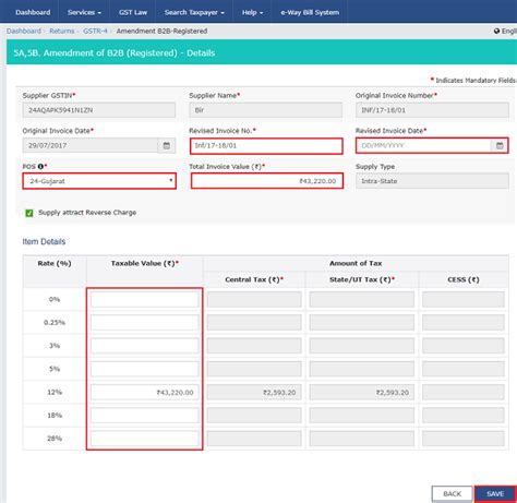 Creating, Paying Taxes & Filing of GSTR-4