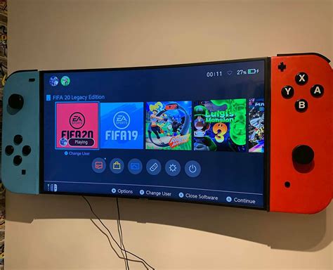Giant nintendo switch tv frame online