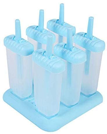 Buy Maharaj Mall Ice Pops Molds - Set of 6 Reusable Polypropylene ...