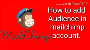 How to add Audience in mailchimp account. add subscriber email list in ...