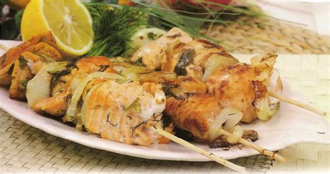 Шашлык из рыбы, шашлык из рыбы рецепт, шашлык из красной рыбы