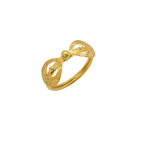 Gold Lightning Finger Ring ~JKJ Jewellers