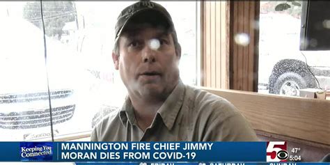 Mannington Fire Chief Jimmy Moran has died of COVID-19 and pneumonia