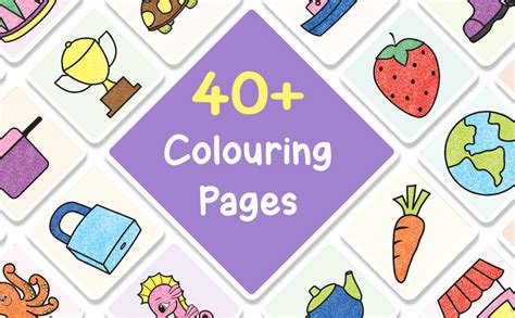 Colouring and Drawing Practice Book for Kids | Copy Color Books for 3 ...