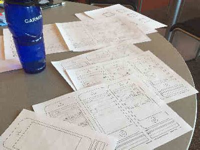 User Testing Paper Prototypes App 的图像结果