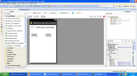 Image result for Android RelativeLayout Eg