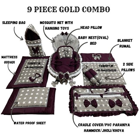 Personalized Customized Baby Bedding Set godadi Khoya Rajai Gadda Set ...