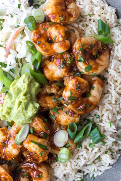 Shrimp Taco Bowls - Girl Gone Gourmet