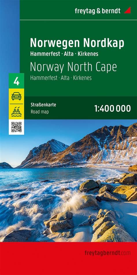 Buy Norway North Cape Road Map: 4 Book Online at Low Prices in India ...