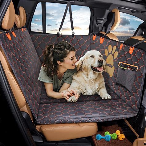 LOiold Dog car seat Cover, Dog Backseat Extender, pet Dog car seat, Dog ...