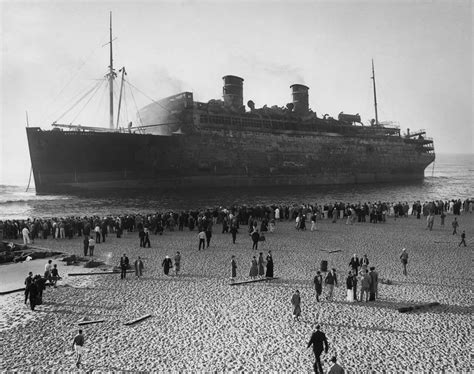 SS Morro Castle Burnt and Shipwrecked Off the Coast of New Jersey, 1934 ...
