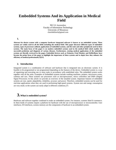 Image result for How to Design Medical Embedded System