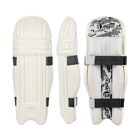 Buy RMAX White Premium Cricket Batting Legguard Pads with Advanced ...