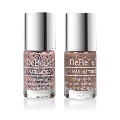 Buy DeBelle Gel Nail Lacquers Combo of 2 - Inspiring Ira & Angelic ...