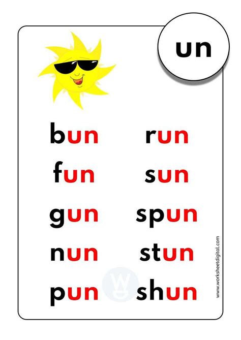 UN Word Family Match and Spell Worksheet | MyTeachingStation.com ...