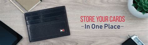 Buy Tommy Hilfiger Brinton Leather Card Holder for Men - Navy, 6 Card ...
